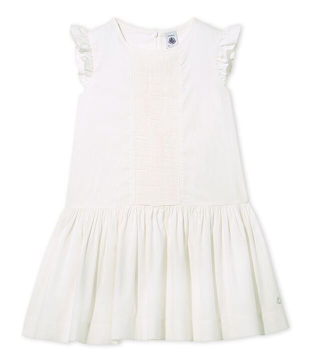 Robe de c&eacute;r&eacute;monie fille wit Lait