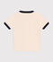 T-shirt van jersey voor jongens ecru AVALANCHE