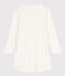 Chemise de nuit fleurs en coton petite fille blanc MARSHMALLOW/blanc MULTICO