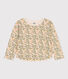 Tee-shirt manches longues imprimé en tubique enfant fille