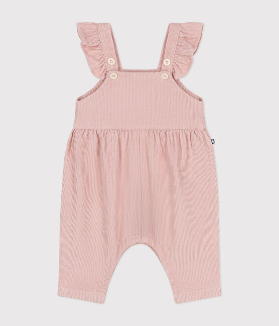 Fluwelen babysalopette roze SALINE