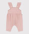 Fluwelen babysalopette roze SALINE