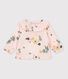 Blouse met lange mouwen met print van gaas van katoen voor baby's