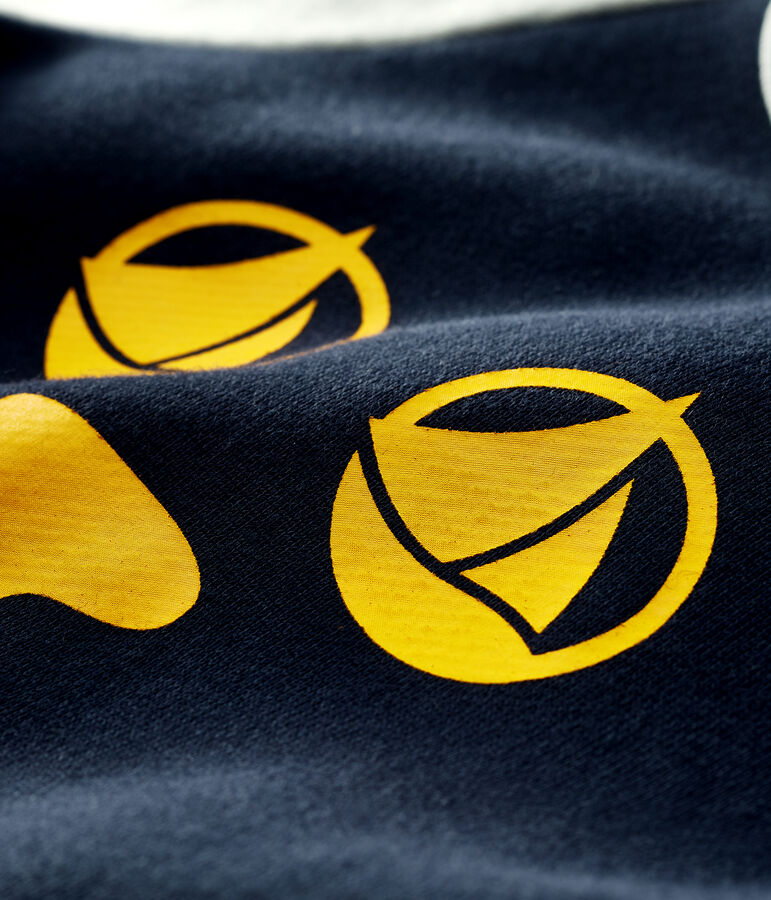 Combinaison longue b&eacute;b&eacute; gar&ccedil;on bleu/gris