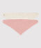 Set van 2 bandana-slabbetjes voor baby's variante 2