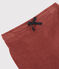 Broek in badstof voor meisjes bruin OMBRIE