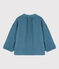 Blouse in biokatoenen materiaal voor meisjes blauw ROVER