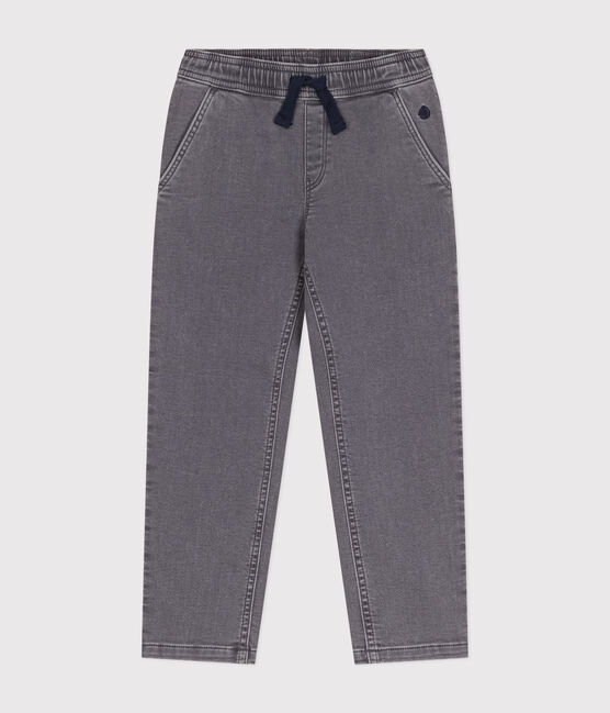 Pantalon denim responsable regular enfant garçon gris GRIS DELAVE
