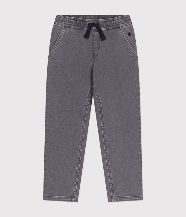 Pantalon denim responsable regular enfant gar&ccedil;on gris