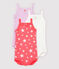 Set van 3 rompertjes met bandjes voor baby meisjes variante 1