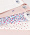 Lot de 5 bodies manches courtes fleurs en coton variante 1