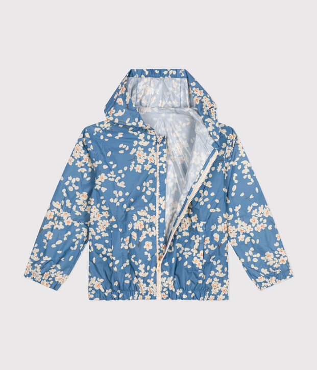 Lichte windstopper voor meisjes blauw/multicouleur