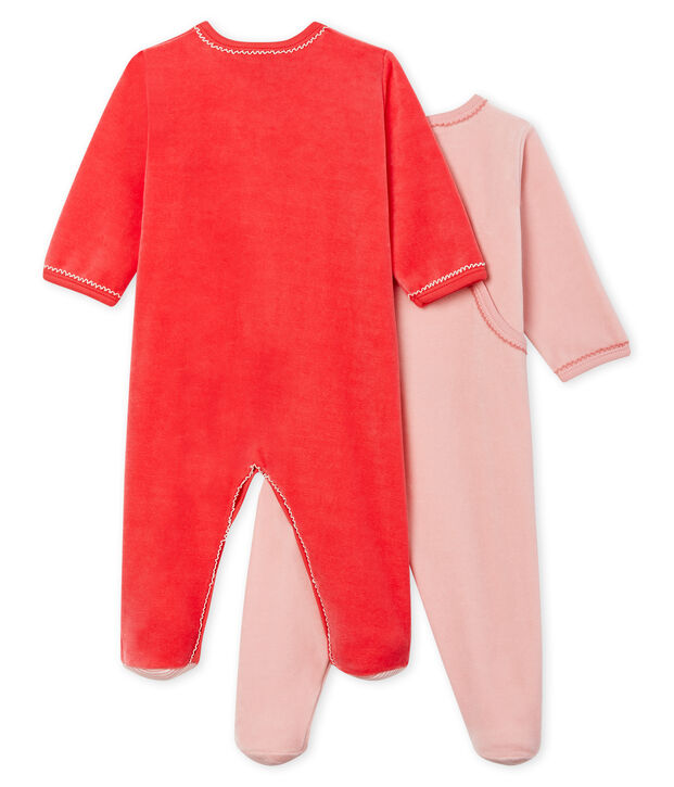 Duo de dors bien b&eacute;b&eacute; en velours multicouleur