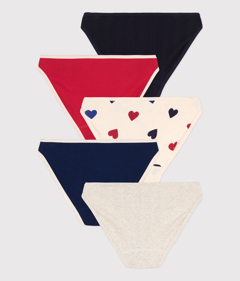 Lot 5 culottes en coton Femme variante 1