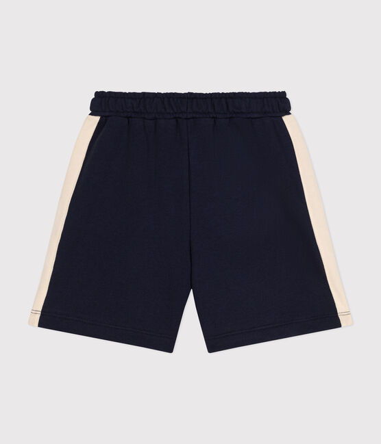 Short en coton enfant garçon bleu SMOKING