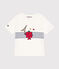 Tee-shirt Monsieur Madame en coton enfant blanc MARSHMALLOW