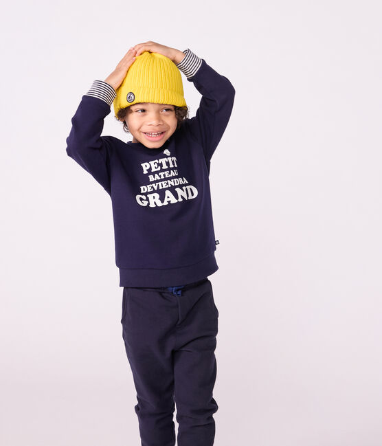 Sweatshirt enfant en coton imprimé SOIR