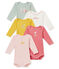 Set van 5 body's met lange mouwen voor babymeisjes variante 1