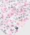 Robe enfant en coton manches courtes imprimée blanc MARSHMALLOW/blanc MULTICO