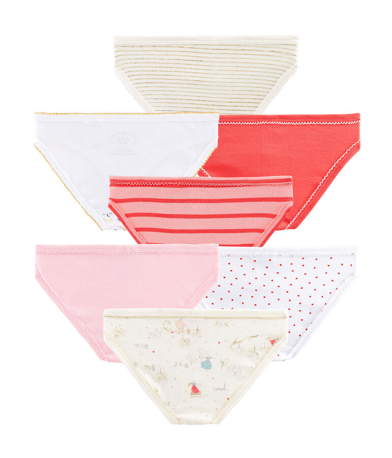 Pochon surprise de 7 culottes fille multicouleur