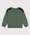 Sweatshirt in fleece voor jongens groen CROCO