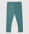 Legging en coton bio bébé vert BRUT