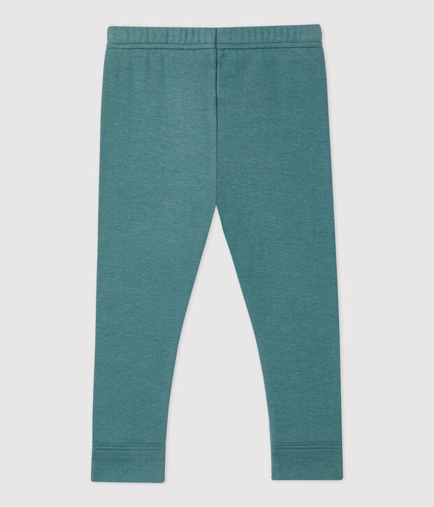 Legging van biokatoen voor baby's groen
