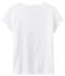 T-shirt femme COL DANSEUSE en jersey fin blanc ECUME