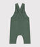 Lange salopette van fleece voor baby's groen CROCO
