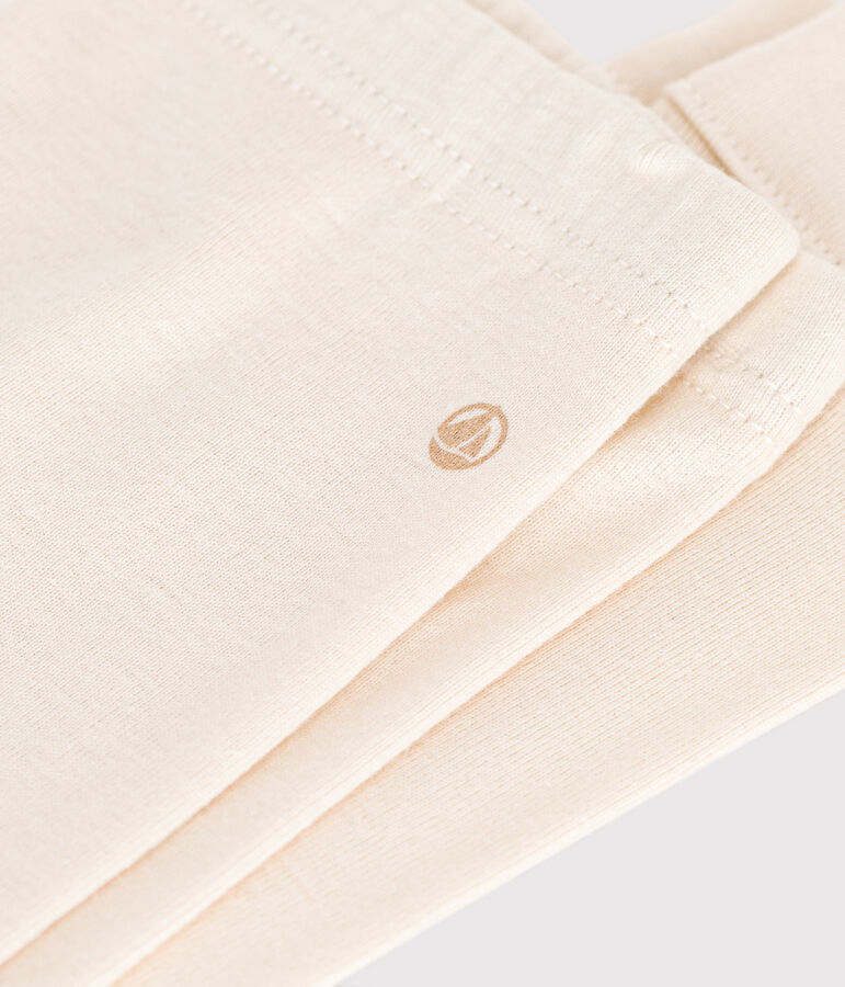 Legging b&eacute;b&eacute; en coton uni &eacute;cru AVALANCHE