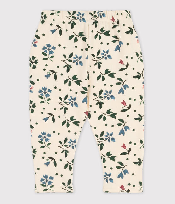 Broek in molton met print voor baby's wit AVALANCHE/ MULTICO