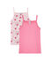 Lot de 2 chemises à bretelles fille blanc LOT