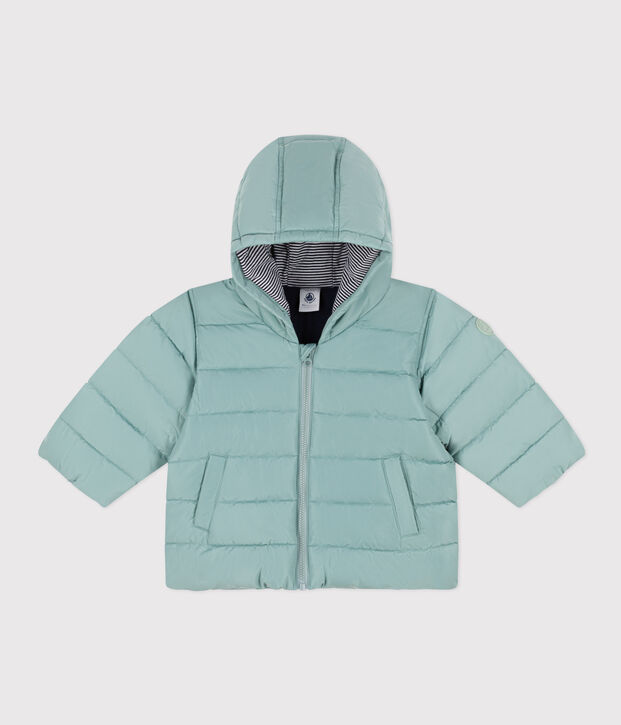 Doudoune doubl&eacute;e polaire b&eacute;b&eacute; vert