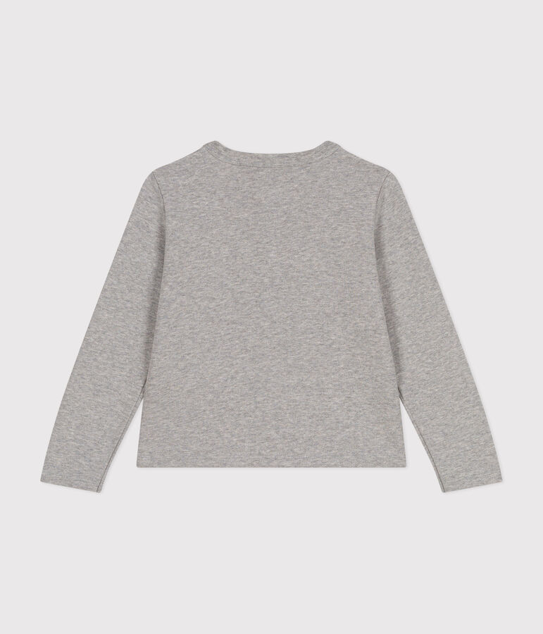 Cardigan en molleton enfant fille gris