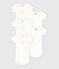 Lot de 5 bodies manches courtes en coton variante 1