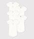 Lot de 5 bodies manches courtes en coton