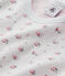 Pyjama fille imprimé petites fleurs blauw BOCAL/wit MULTICO