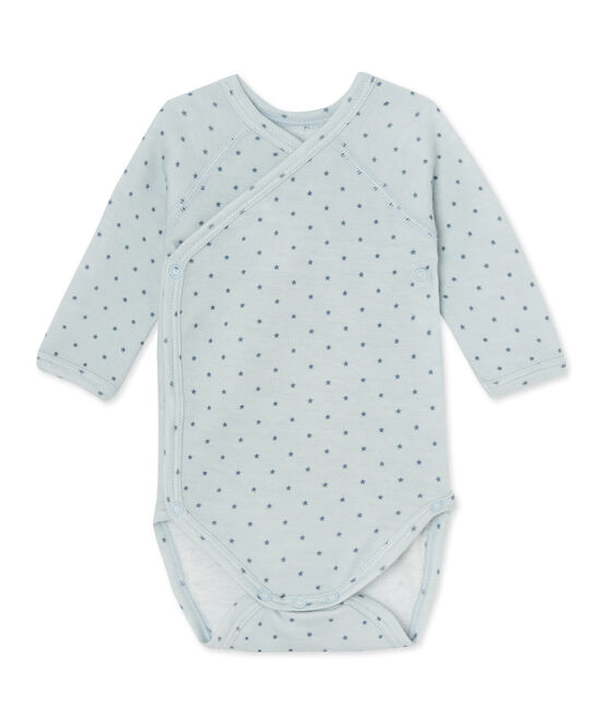 Body naissance bébé garçon manches longues laine et coton 2144149000