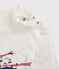 Sous pull met opschrift voor meisjes kinderen wit MARSHMALLOW
