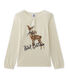 Meisjes-T-shirt met lange mouwen en opdruk