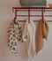 Setje met 3 babyluiers met vruchtenprint en fijngeribd velours MARSHMALLOW/ BOUDOR/ MULTICO