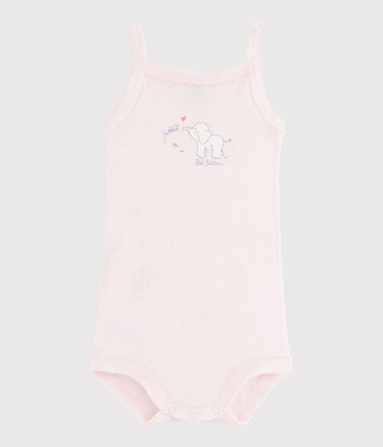 Body à bretelles bébé fille rose Vienne