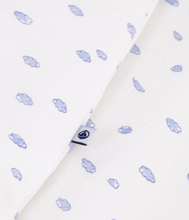 Gigoteuse b&eacute;b&eacute; en coton imprim&eacute; nuage TOG 1,5 blanc/multicouleur