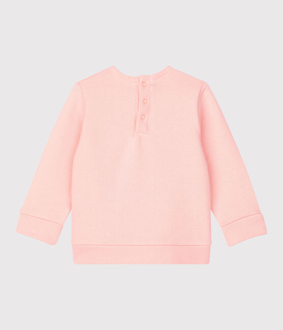 Sweat en molleton bébé. rose MINOIS