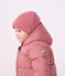 Doudoune b&eacute;b&eacute; en polyester uni rose