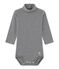 Body bébé mixte à col roulé rayé milleraies bleu SMOKING/beige COQUILLE