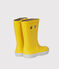 Regenlaarzen voor jongens en meisjes geel JAUNE