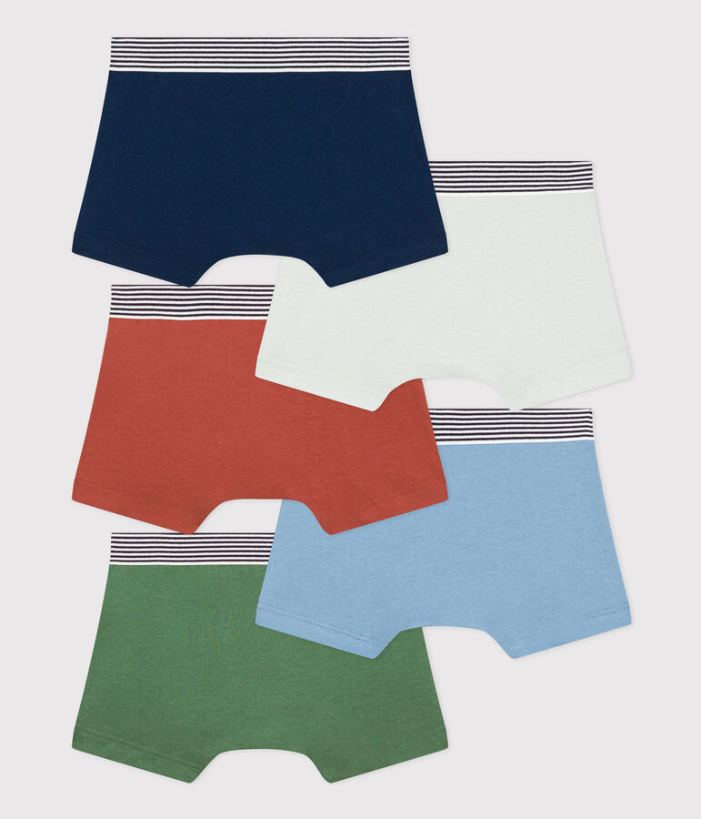Set van 5 boxershorts voor jongens in katoen variante 1