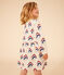 Meisjesjurk met lange mouwen in fleece met print AVALANCHE+INCOGNITO/ MULTICO