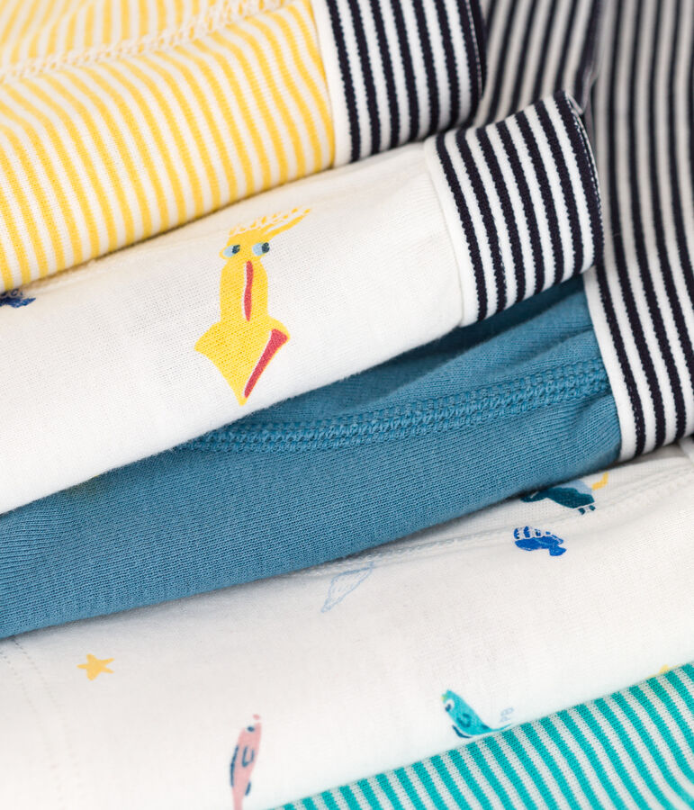 Lot de 5 boxers en coton petit gar&ccedil;on multicouleur
